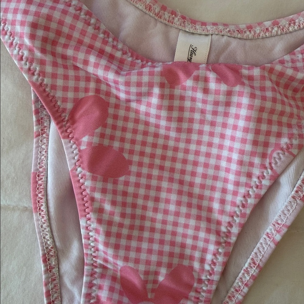 Heavy Manners ‘Just A Girl’ triangle bikini set in size Small/XS - Picture 8 of 12